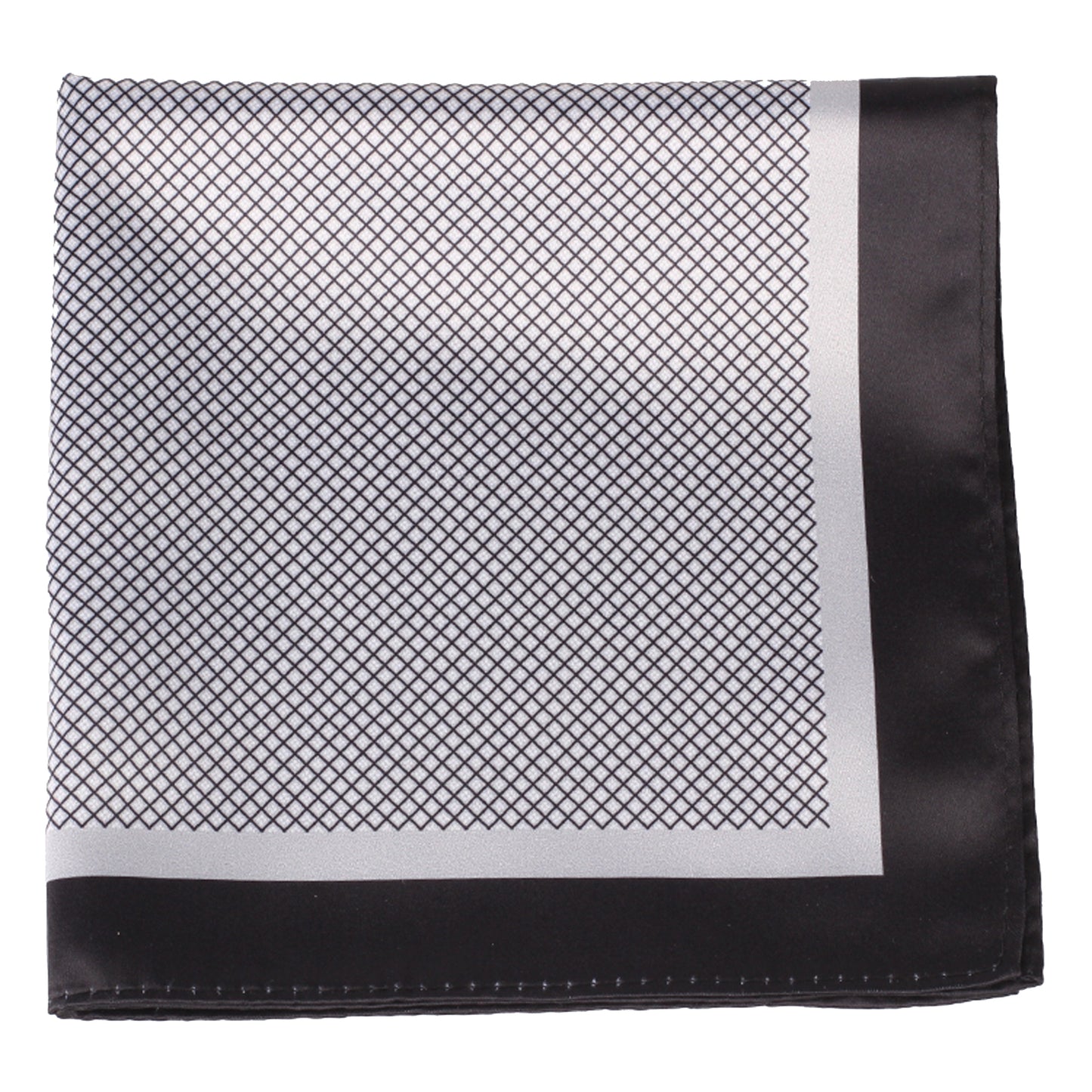 Black Checkered Pocket Square + SquareGuard