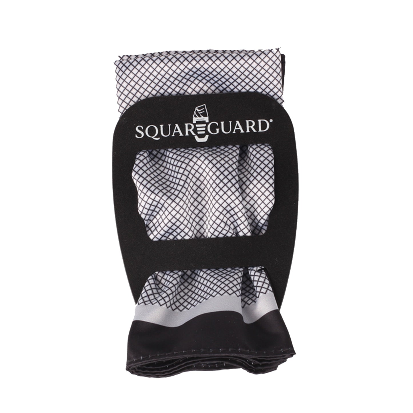 Black Checkered Pocket Square + SquareGuard