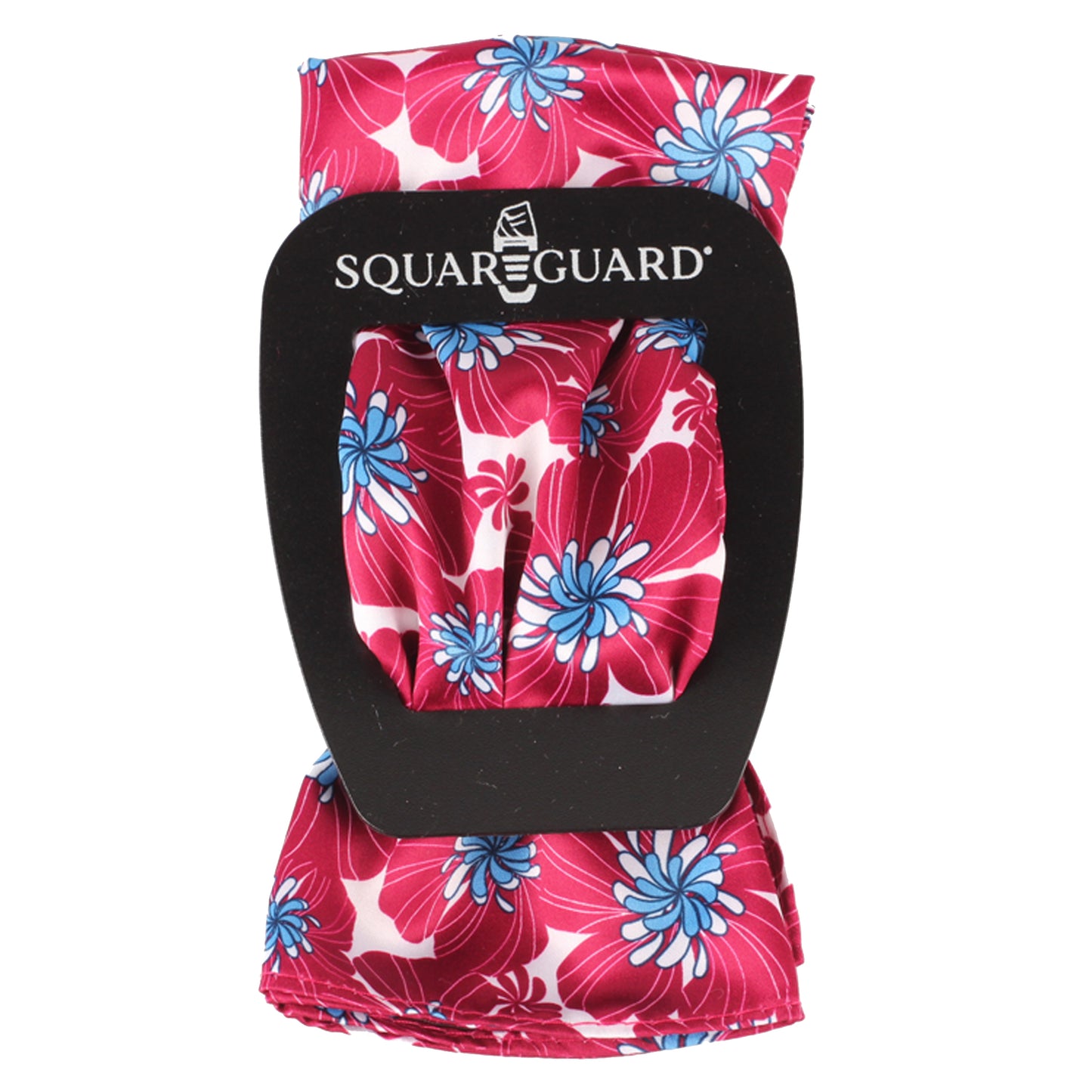 Red Tropical Pocket Square + SquareGuard