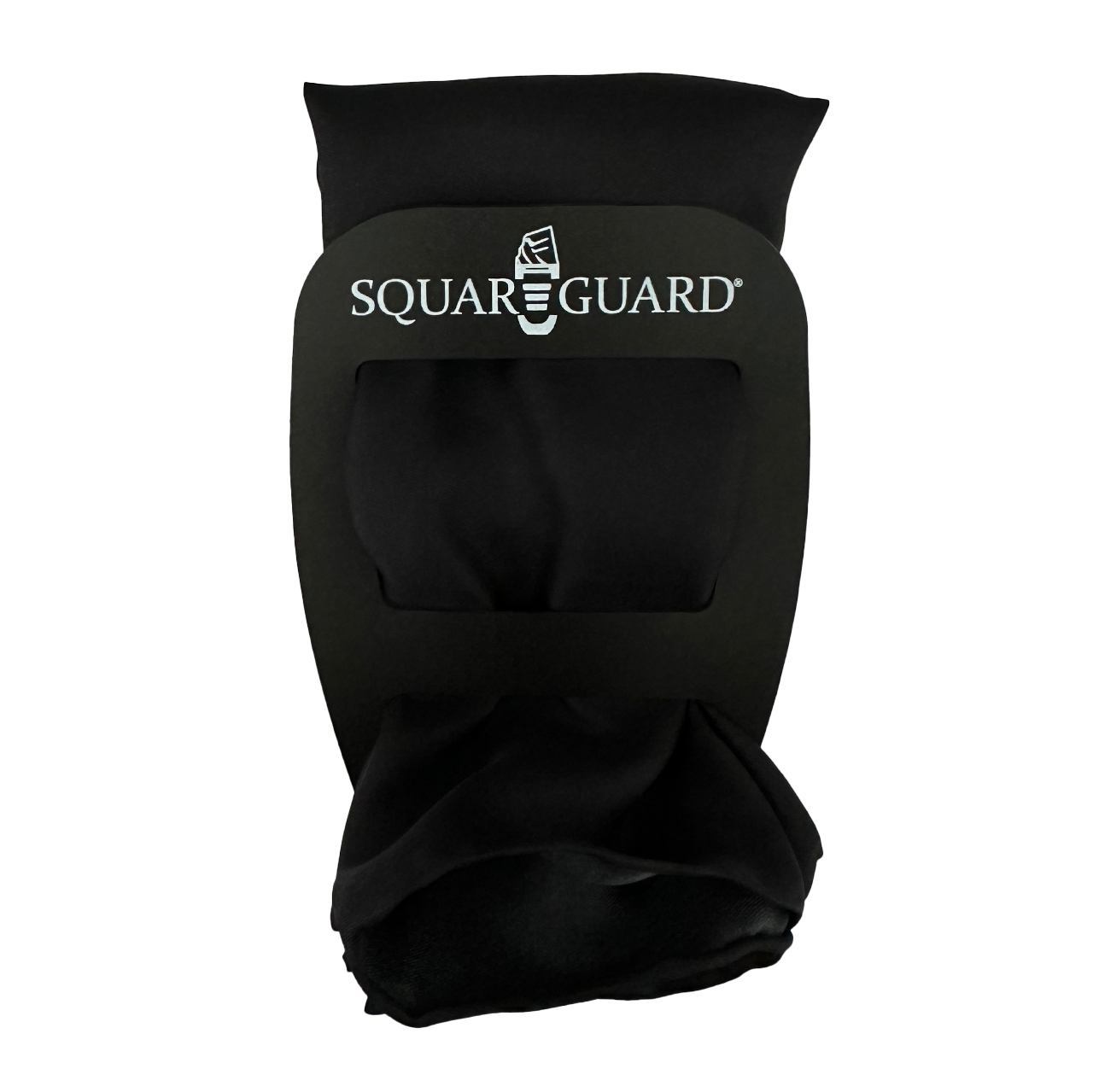 Black Pocket Square + SquareGuard