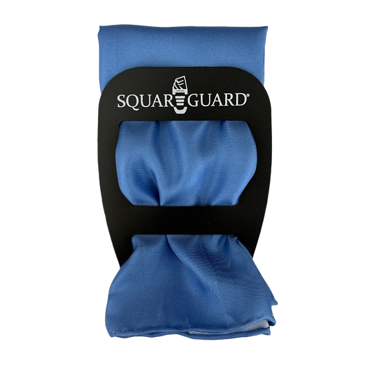 Cornflower Blue Pocket Square + SquareGuard