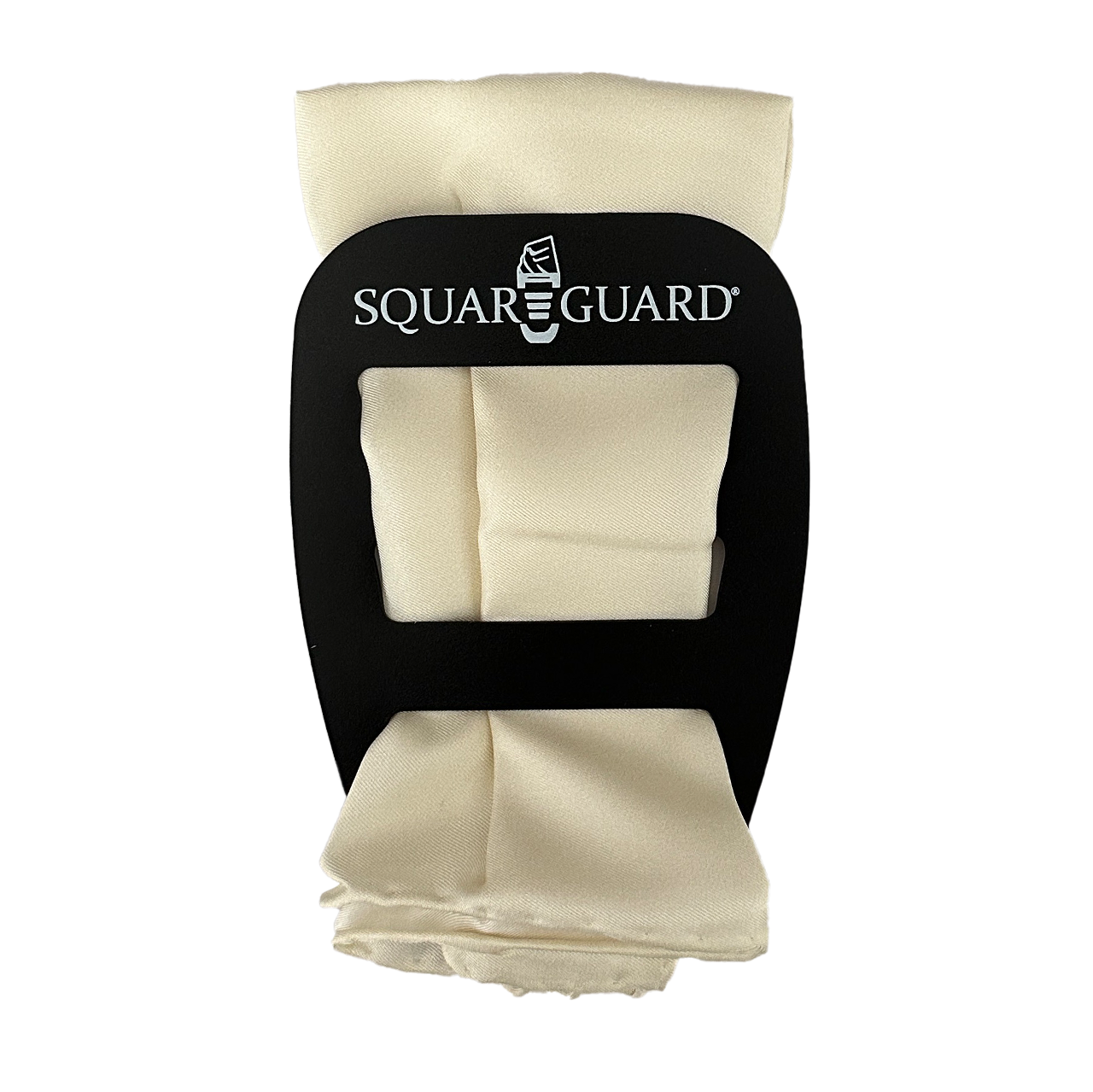 Ivory Pocket Square + SquareGuard