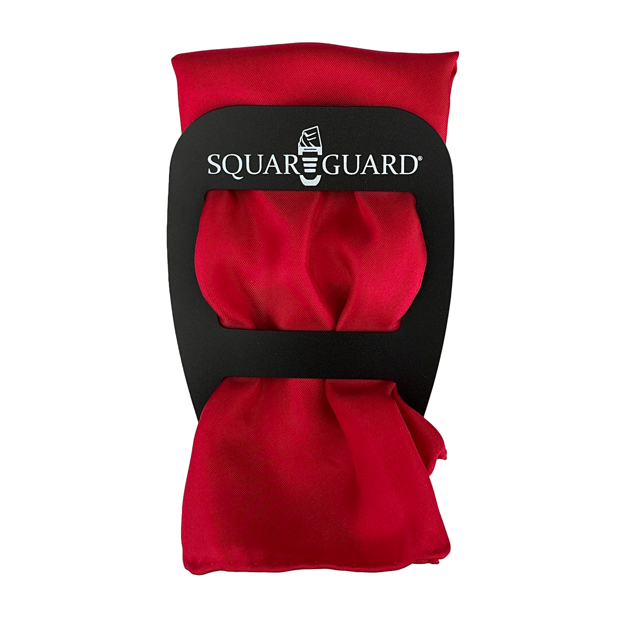 Red Pocket Square + SquareGuard