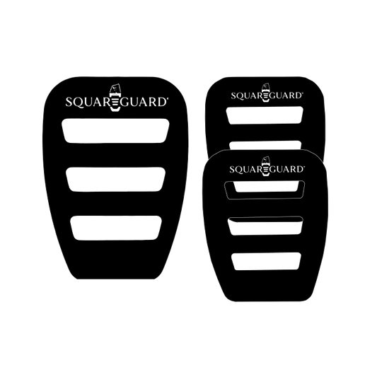 SquareGuard Pocket Square Holder 3-Pack (1 Regular & 2 Slim)