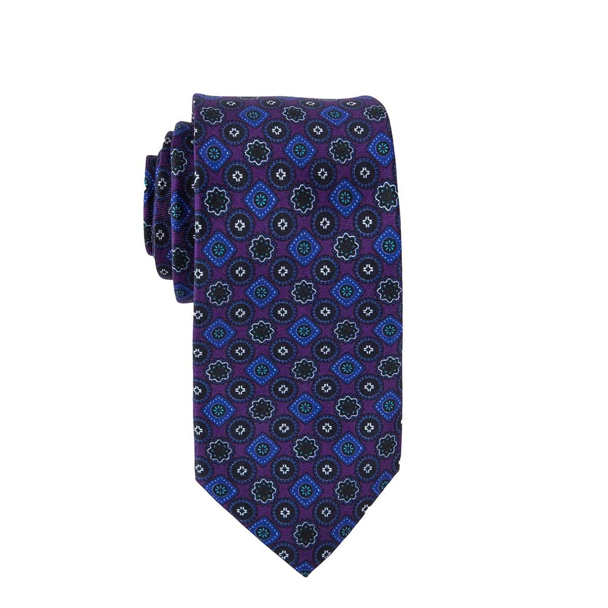 Purple Wildflower Tie